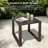 Taheed Modern Square 20''L×20'' W End Table