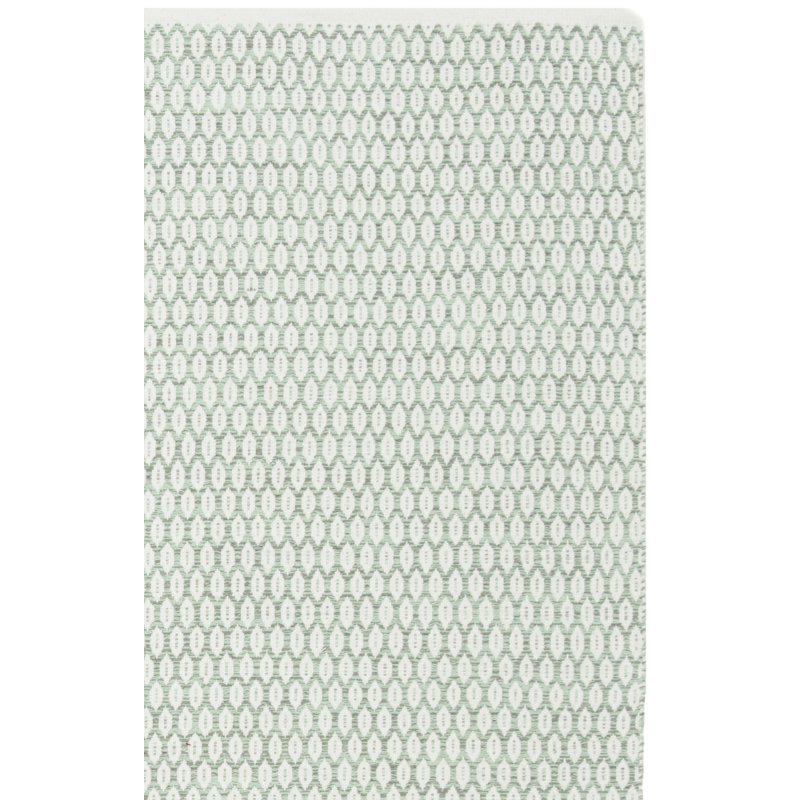 Modena Geometric Handwoven Cotton Area Rug, Tapis de couloir 2 pi 3 po x 7 pi