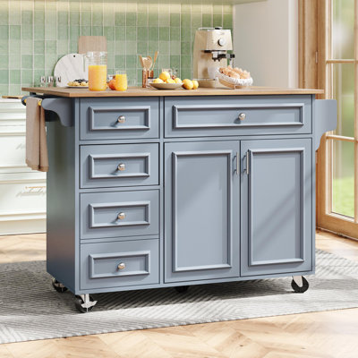 130 cm W Kitchen Island with Top
