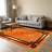 Orange Marble Geometric carpet-easy to clean, machine-washable, soft and comfortable; suitable for door mats, kitchens, living rooms, bedrooms, corridors, and laundry areas. Easy to clean, durable carpet for home decoration.-1087830975