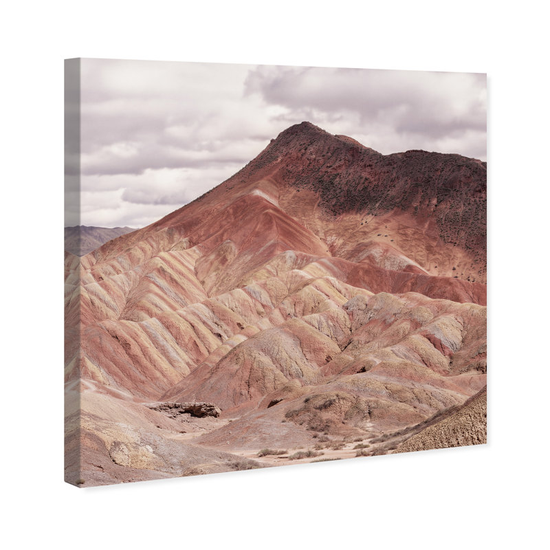 Blush Mountain Print by Oliver Gal, 20" H x 20" W, Gallery Wrapped