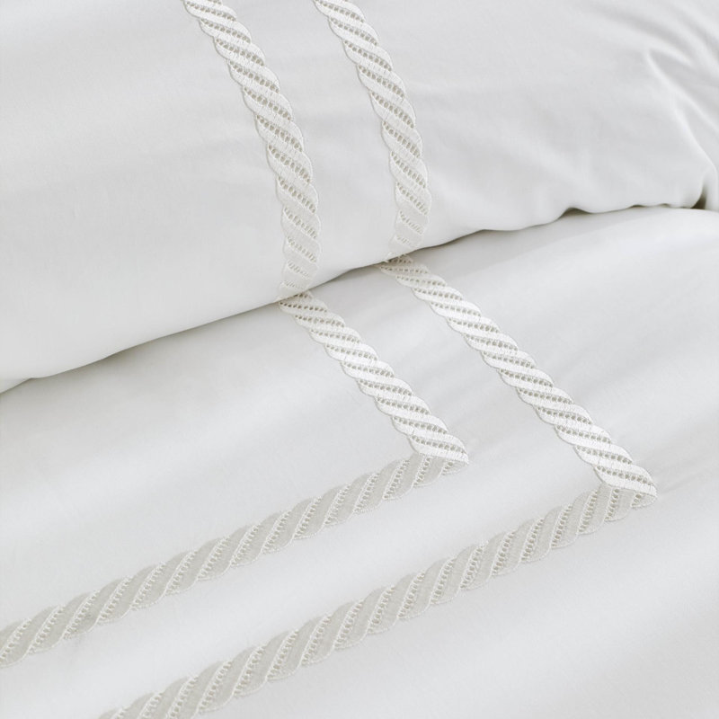 Simone 100% Cotton Sateen Duvet Cover, King
