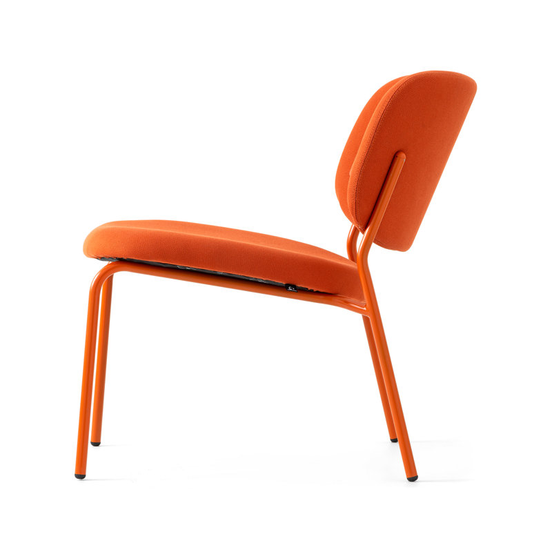 Yo! Upholstered Lounge Chair With Metal Frame