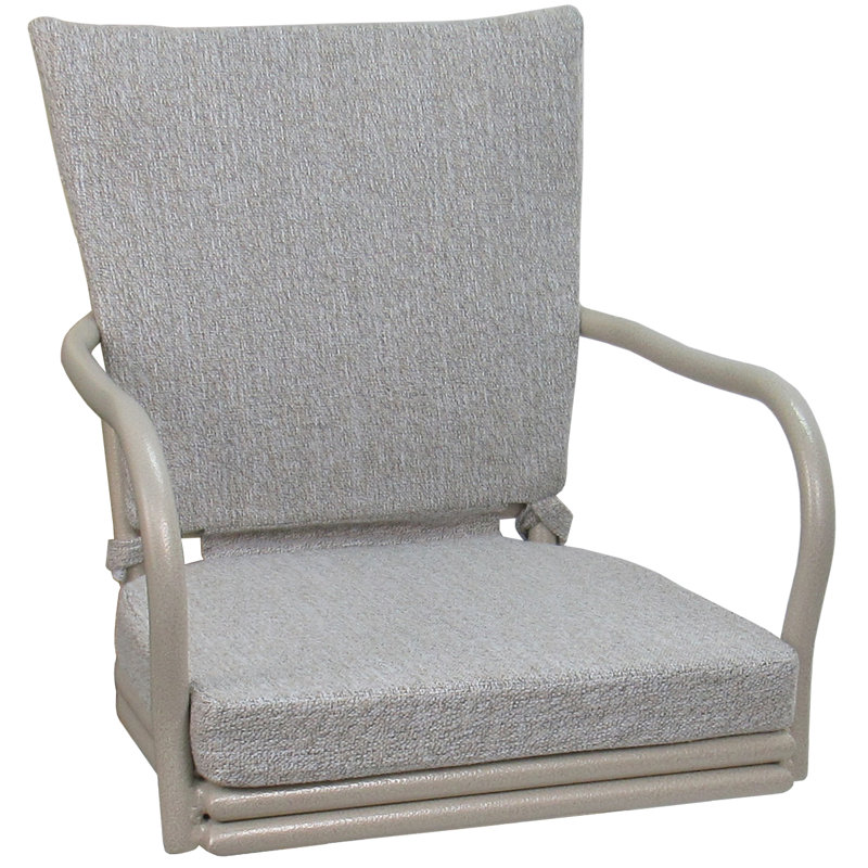 Chaise d'extérieur Ralphie, Beige, Blanc