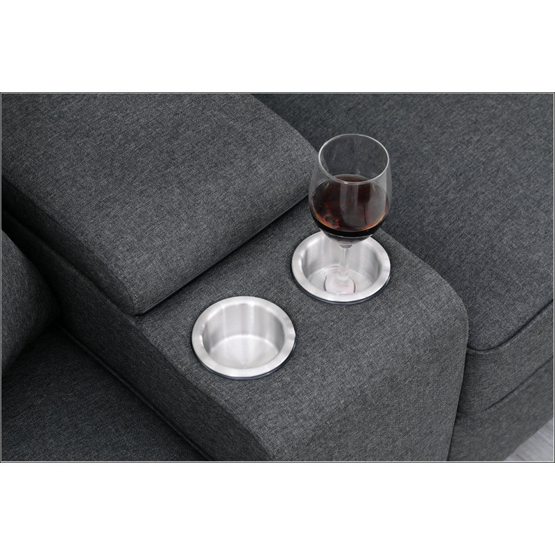 Canapé modulaire 9 pièces avec repose-pieds 9 pièces