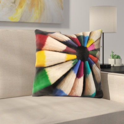 Microsuede Reversible Throw Pillow