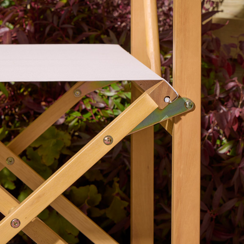 Rowlinson Ascot Folding Director's Chair, Natural