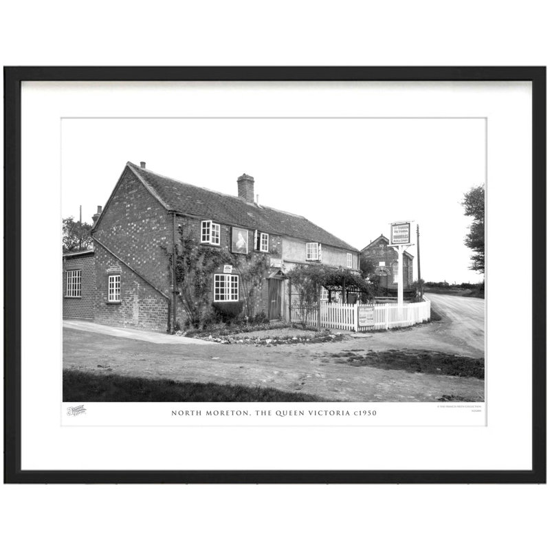North Moreton, The Queen Victoria C1950 by Francis Frith - Single Picture Frame Print, 45cm H x 60cm W x 2.3cm D