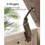 Banc de rangement Curlene, coffre de rangement, coffre de rangement relevable avec 2 charnières de sécurité, coffre de rangement en bois pour la chambre à coucher, le vestibule, le salon-121933802-126248047