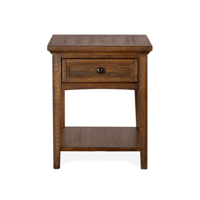 Atthew End Table with Storage