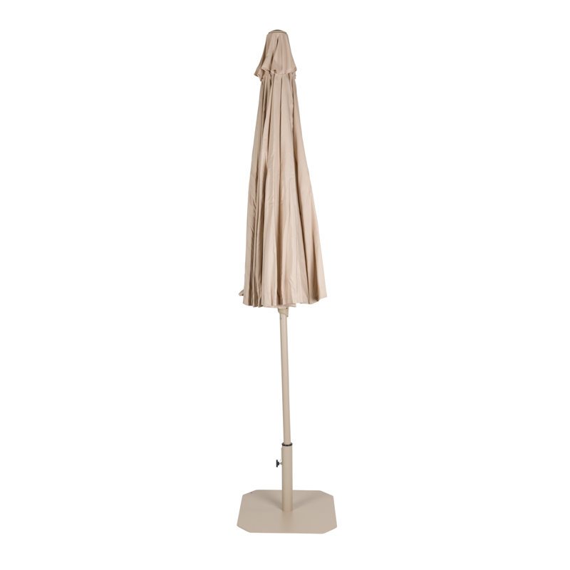 Outdoor Umbrella 98'' W Umbrella, Beige
