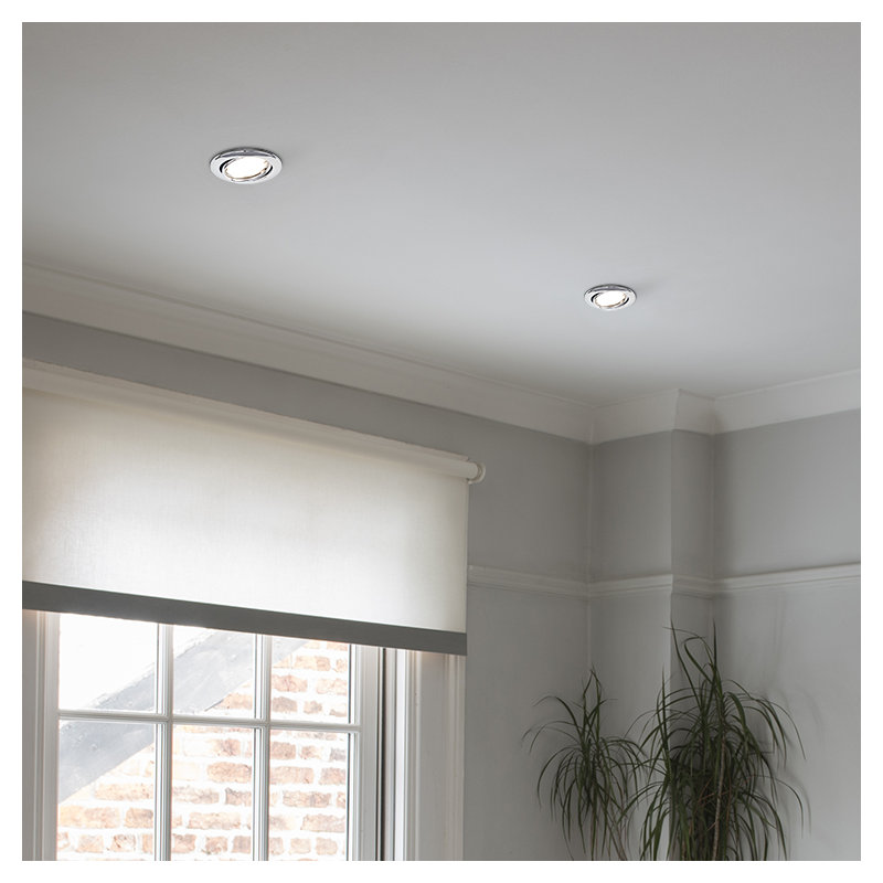 Recessed Lighting Kit, Chrome