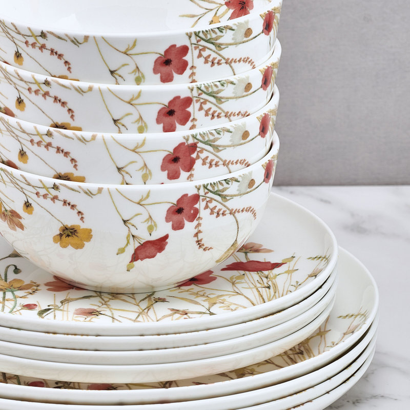 Service de table Mikasa Meadow Serenade, 12 pièces, service pour 4