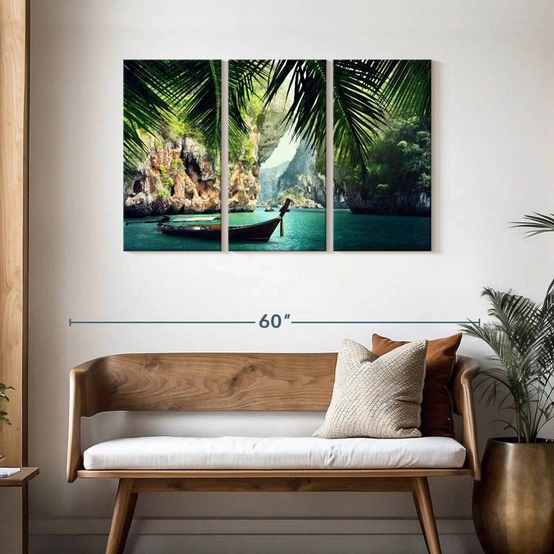Gillard Tropical Krabi Boat, 28" H x 45" W