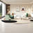 Creative curved small apartment sofa