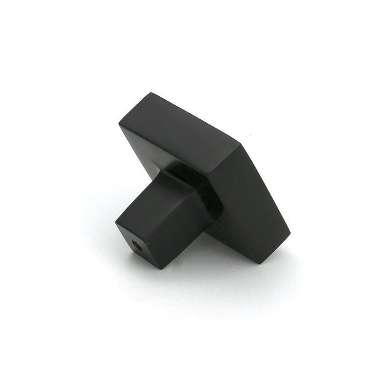 Albers Square Knob, Aged Bronze, 1.38" Knob Diameter