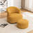 Armelda 33'' Wide Upholstered Polyester Swivel Chair With Ottoman-1153994871