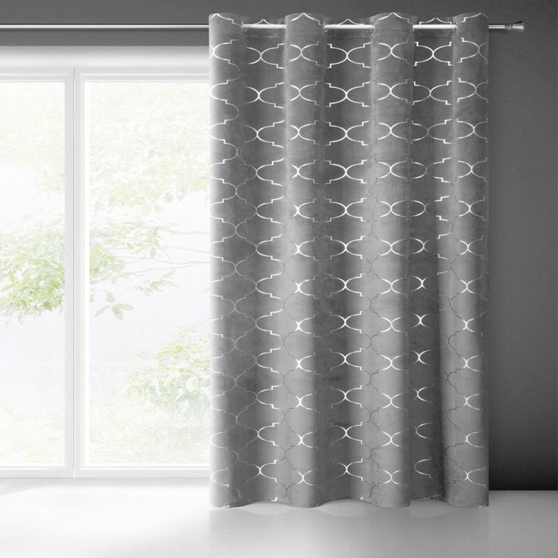 Gisel Blackout Single Curtain, Graphite