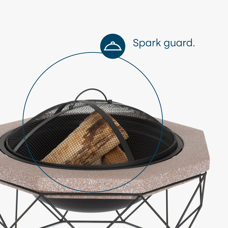 Tambellini Round Cast Iron Smokeless Fire Pit