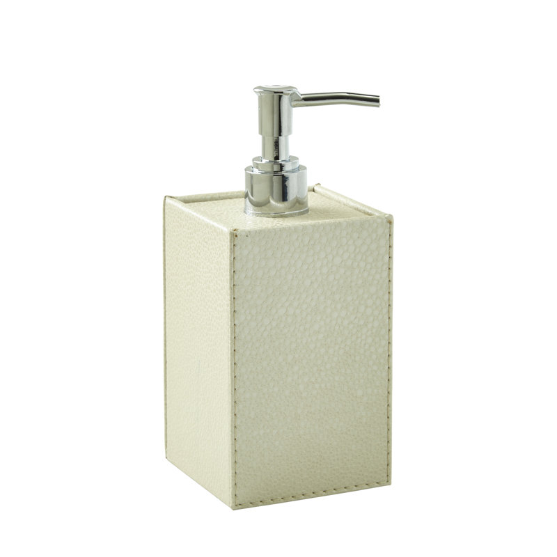 Shagreen Soap Dispenser, Ivory