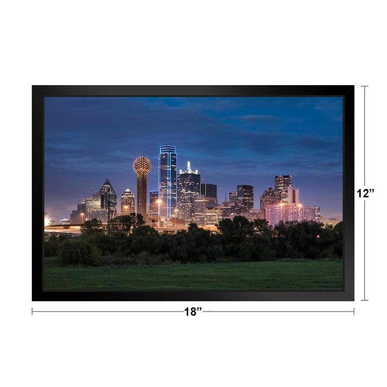 Dallas Skyline Canvas Set, Large Wall Art of Dallas Print, Dallas Canvas,  Dallas Art, Dallas Photo, Dallas Wall Art, Dallas Photo Night 