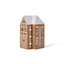 Lanterne de table en grès de 6,7 po Gingerbread