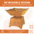 Aoodor  Rustic Corten Steel Fire Pit-168871913