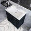 Meuble-lavabo moderne de 30 po avec porte à fermeture douce et 3 tiroirs