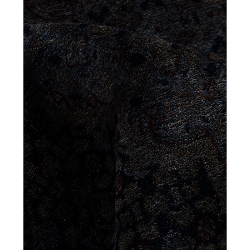 Overdyed One-of-a-Kind 9' 0" X 12' 4" Hand Knotted Area Rug
