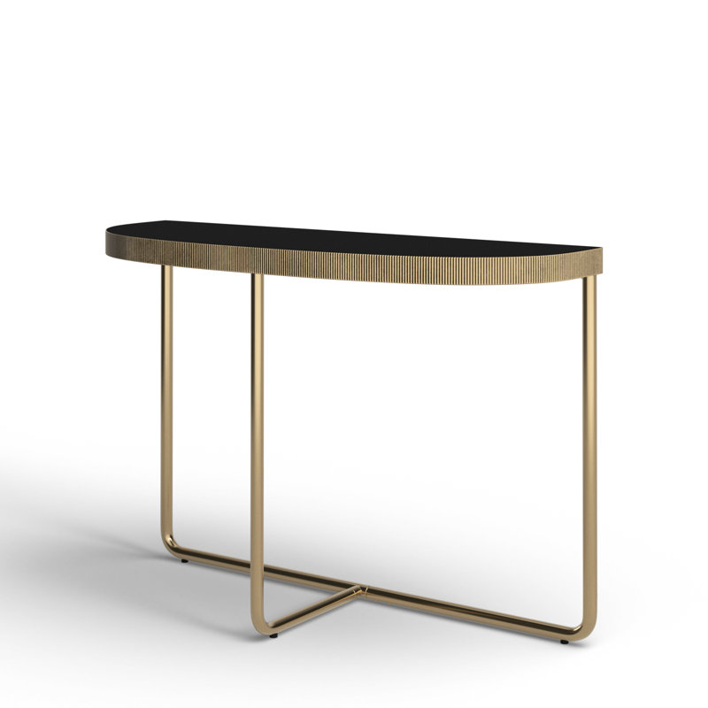 Athea Modern Console Table, Brass