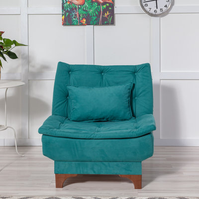 Fauteuil convertible capitonné l 29,53 po Crosland