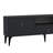 Modern TV Stand with Multiple Shelves, Anthracite & Gold Finish, 55.1 x 19.3 x 11.8 inches | 100% Melamine Coated Particle Board, Thickness: 0.7 inches | Stylish Storage Solution for Living Rooms & Entertainment Areas-1246067065