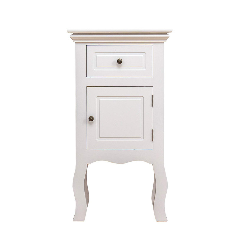 Stanhope 33cm W Manufactured Wood Bedside Table