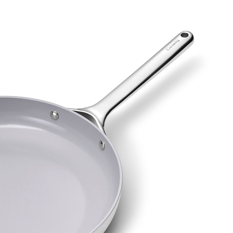 Caraway 12-Inch Non-Stick Ceramic-Coated Large Fry Pan, Gray