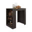 Îlot de cuisine, table de bar avec 3 tablettes latérales-128970294