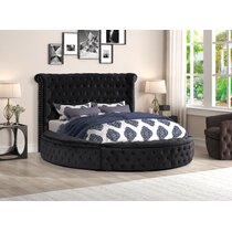 House of Hampton® Très grand lit rond avec rangement House of Hampton®  Elizabeth et Commentaires - Wayfair Canada