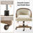 Ackeron Faithe Modern Farmhouse 360° Swivel Solid Wood Office Chair with Adjustable Height-875982287