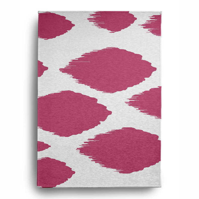 Lonegan Chenille Abstract Indoor Rug, Rectangle 5' x 7'