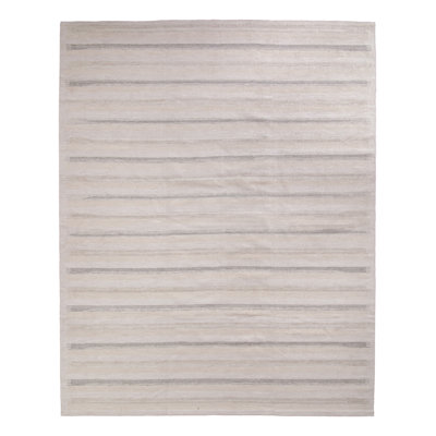 Scandinavian Wool Striped Area Rug