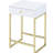 1-Drawer Side Table White Coffee Table Modern Coffee Table