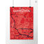 Guangzhou City Map - No Frame Print-1681201621