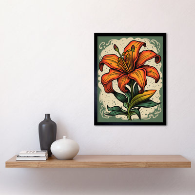 Darlane Orange Lily - Single Picture Frame Print