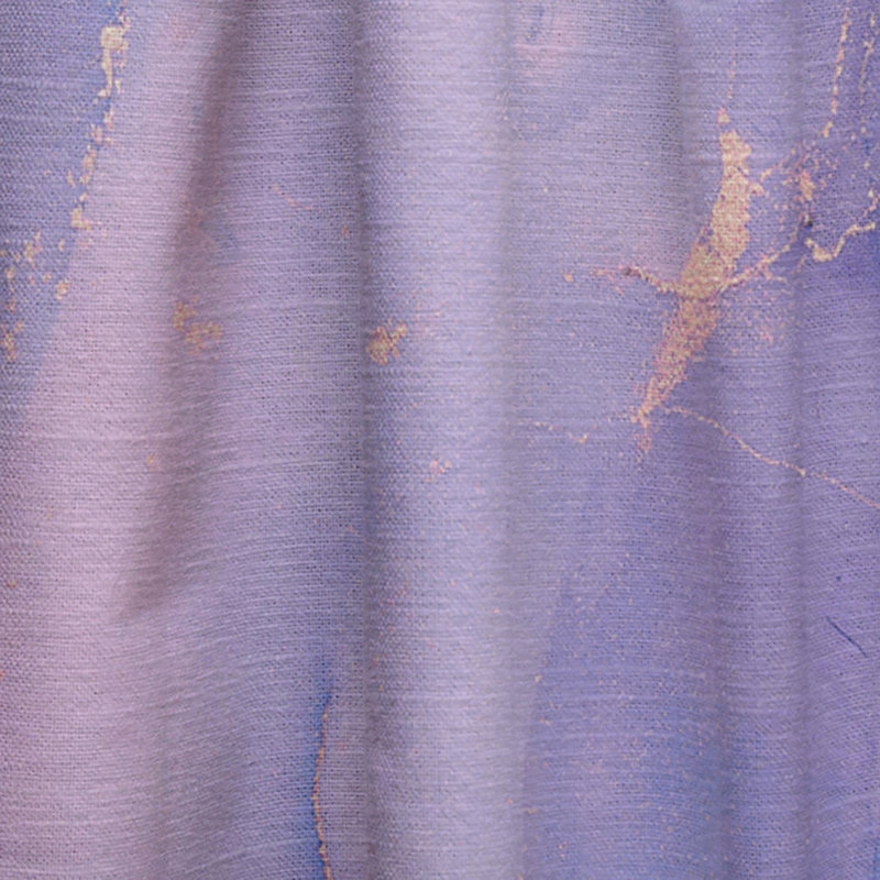 Panneau de rideau simple semi-diaphane avec passe-tringle Abstract, L 52 po x L 95 po