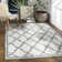 Thiessen Power Loom Cream/Black Rug