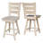 Kinnaird Swivel Solid Wood Counter Stool-43736456
