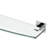 Elevate Wall Mount Glass Shelf | Tempered Curved Glass Shelf-10208172