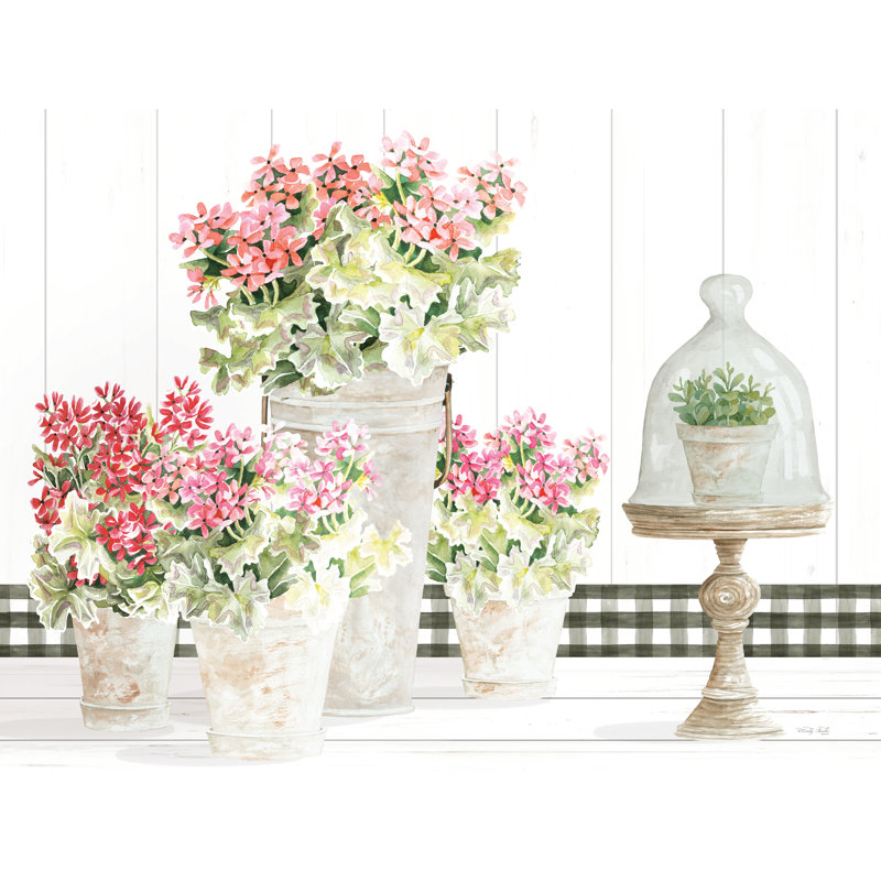 Nuances de rose et de rouge sur toile par Cindy Jacobs, H 8 po x l 12 po