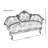 American Retro Solid Wood Carved Sofa