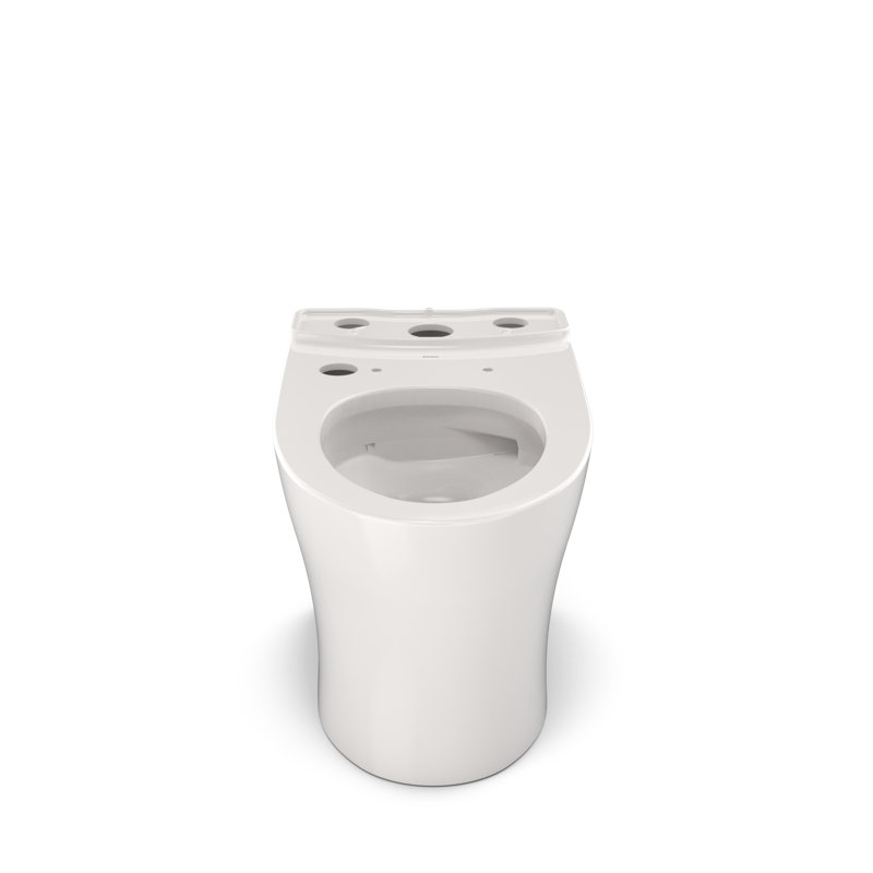 TOTO® Aquia® IV Elongated Universal Height Skirted Toilet Bowl with CEFIONTECT®, WASHLET®+ Ready, Colonial White