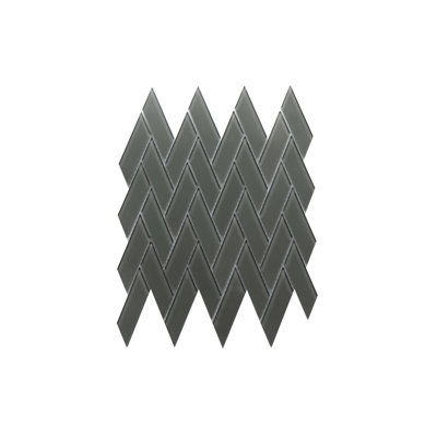 0.75" x 1.65" Straight Edge Glass Mosaic Tile